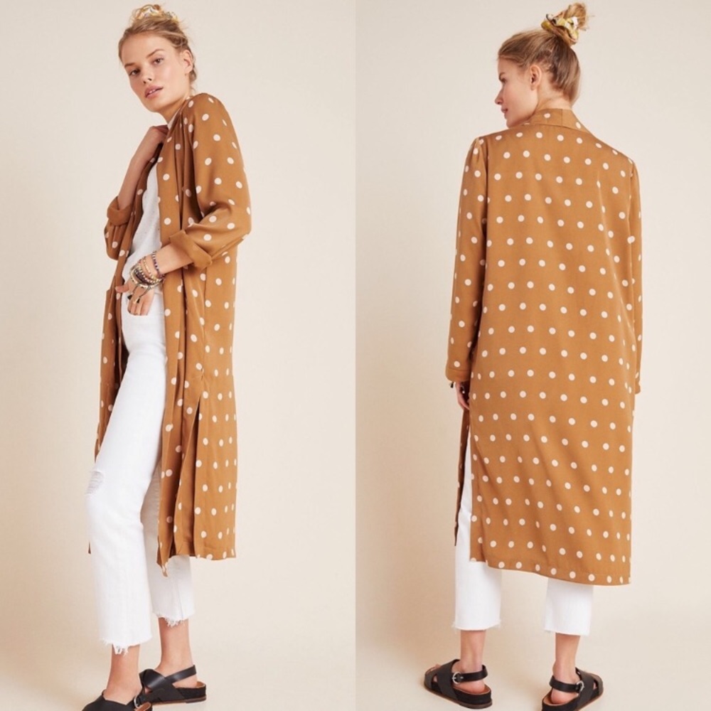Anthro Deedra Duster Jacket Print NWT size 1X